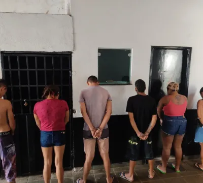 Em Guaraí, Polícia Civil prende seis traficantes, apreende armas de fogo, drogas e munições