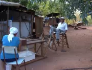 Produtores rurais criam bicicleta raladora