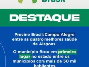 Ranking do Previne Brasil coloca Campo Alegre entr