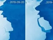 Iceberg do tamanho da cidade de São Paulo se desprende na Antártida
