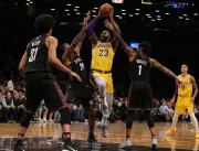 LeBron anota 36 pontos, mas DAngelo Russell faz valer a Lei do Ex e Nets vencem os Lakers