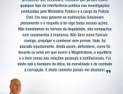 Governador do Rio de Janeiro Wilson Witzel rechaço