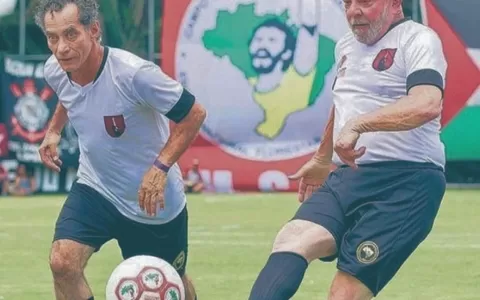 Presidente Lula fez gol de placa