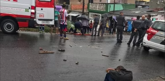 Pancadaria entre torcedores do São Paulo e Corinth