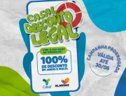 Campanha “Casal Desconto Legal” oferece 100% de de