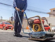 Tapa-buraco: Prefeitura aplica 1.500 toneladas de asfalto em mais de 90 ruas em novembro
