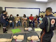 Professores da Escola Estadual Mário Broad fazem Curso de Primeiros Socorros