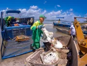 Em dois meses, Ecoboats retiraram mais de 130 toneladas de lixo da Lagoa Mundaú