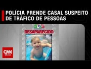 Polícia de SP encontra bebê que havia desaparecido em SC e prende casal por tráfico de pessoas