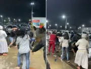 Briga entre mãe e ex-filha de santo deixa dez pessoas feridas em mercado do litoral de SP