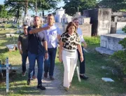 Comissão da Câmara visita cemitérios públicos da capital para verificar detalhes da falta de vagas para sepultamento