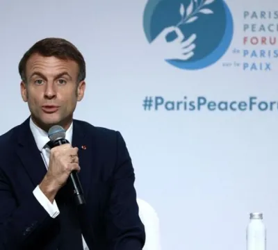 Macron faz apelo para Israel parar de matar mulheres e bebês em Gaza