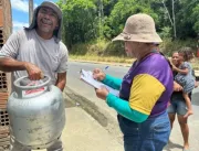 “Pilar Chega Junto”: Prefeitura entrega mais 800 botijões de gás na 2ª edição do programa