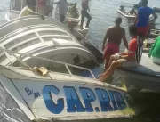 Naufrágio no Pará deixa 7 mortos e 40 desaparecido