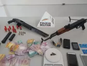 PM apreende AK-47 na zona oeste de Uberlândia