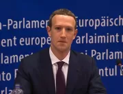 Zuckerberg pede perdão no Parlamento Europeu por v