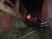 Corpo de Bombeiros registra dois incêndios simultâ