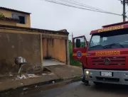 Incêndio atinge casa no bairro São Jorge em Uberlâ