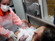 Bebê nasce a caminho do hospital, durante atendime