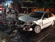 Motorista que atropelou pedestres na praça da Bico