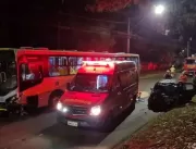 Motorista de veículo bate em ônibus e morre em Ube