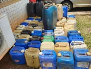 Polícia Civil apreende 650 litros de combustíveis 