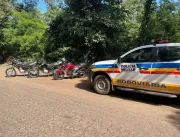 Polícia prende trio envolvido em furto de motocicl