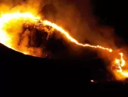 VÍDEO: incêndio atinge área às margens das BRs 452