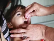 Campanha de vacinação contra a poliomielite será a