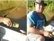 
Vídeo: pescadores brasileiros fazem peixe beber q