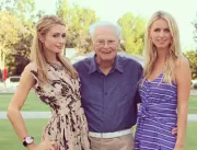 Paris Hilton festeja seu bilionário avô no Instagr