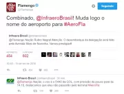 Infraero informa que Fla não passará por terminal 