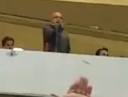 Vídeo mostra bate-boca do presidente do Flamengo c