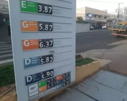 Preço da gasolina sobe mais uma vez e pode chegar 