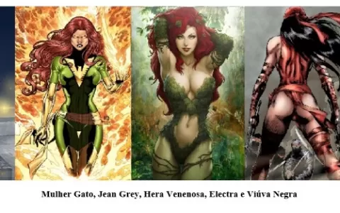 De vilãs a heroínas mulheres nos quadrinhos de her