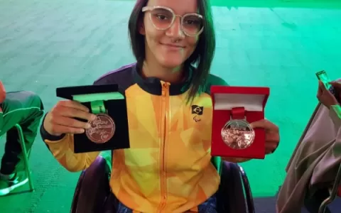 Paratleta de Uberlândia leva  duas medalhas em Mun