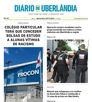 Diário de Uberlândia - Quinta-Feira - (09/11/2023)