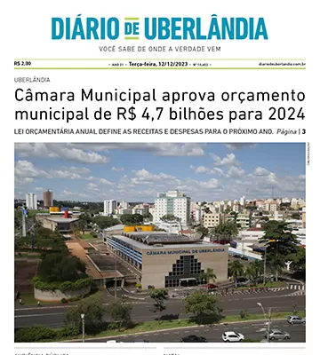 Diário de Uberlândia - Terça-Feira - (12/12/2023)