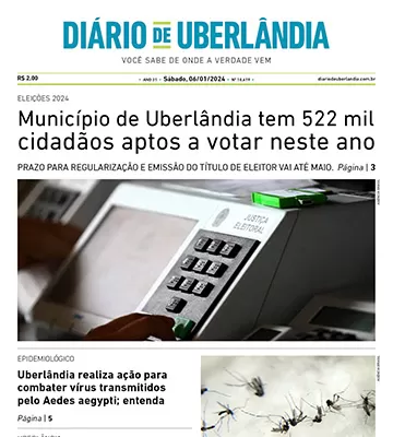 Diário de Uberlândia - Sábado - (06/01/2024)