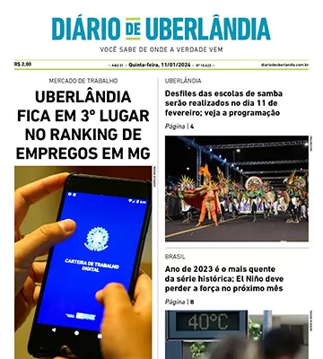 Diário de Uberlândia - Quinta-Feira - (11/01/2024)