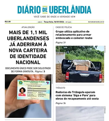 Diário de Uberlândia - Terça-Feira - (16/01/2024)