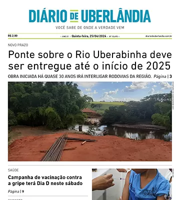 Diário de Uberlândia - Quinta-Feira - (25/04/2024)