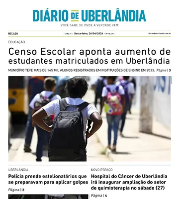 Diário de Uberlândia - Sexta-Feira - (26/04/2024)