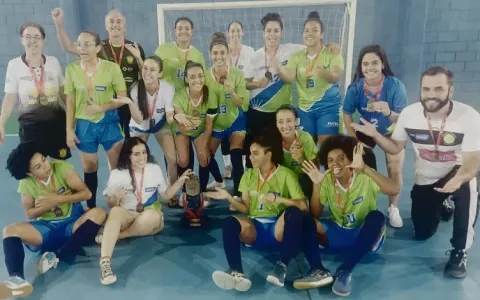 Futsal feminino foi campeão do interior