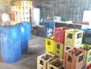 Polícia fecha fábrica e depósito de bebidas falsif