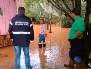 Enchentes deixam mais de 200 famílias desabrigadas