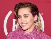 Miley Cyrus segue tendência e adota glitter colori