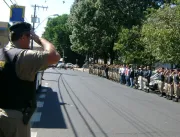 Militares homenageiam policial morto em ação