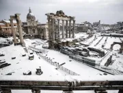 Itália é afetada por onda de frio e intensas nevas