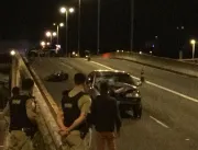 ​Motociclista morre em colisão no viaduto da João 